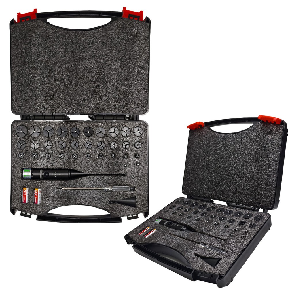 Professional Green Laser Bore Sight Kit Multiple Caliber Upgraded Bore Sighter