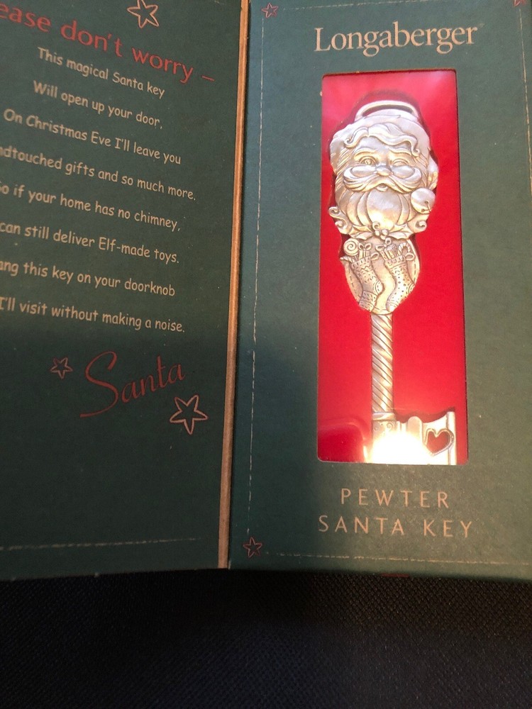 Longaberger 2002 Santa Key - NIB