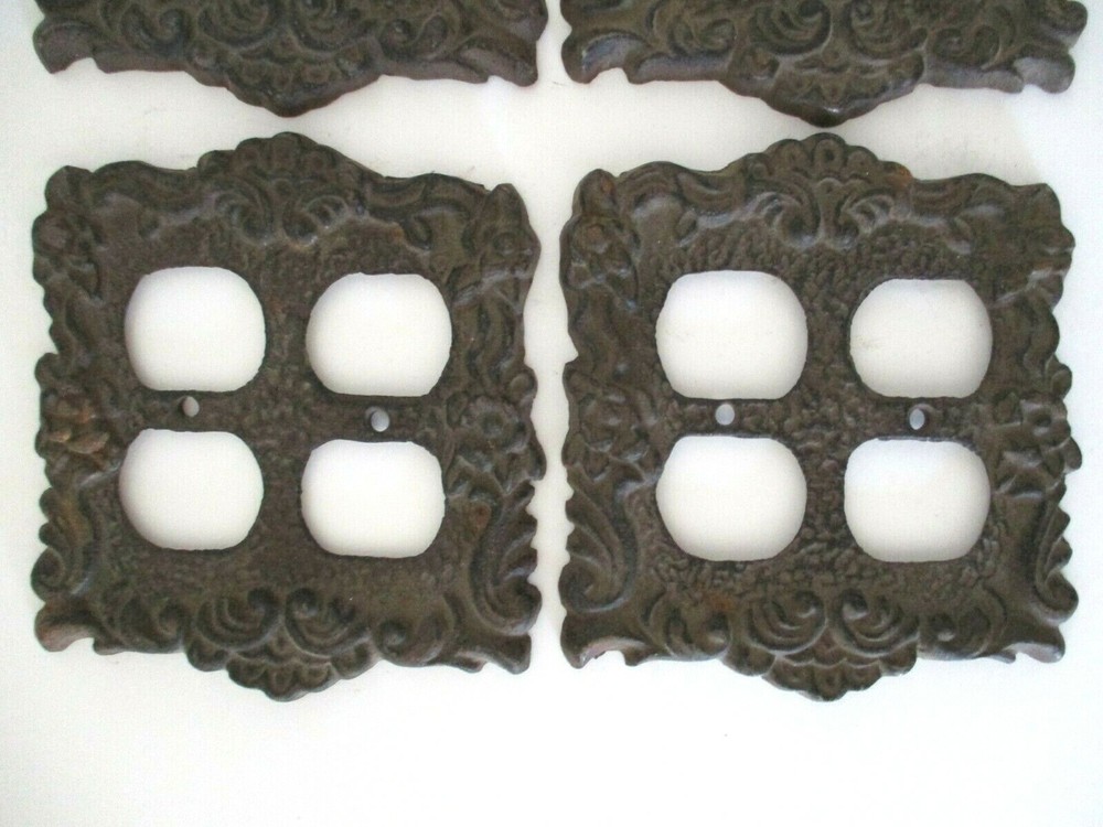 4 Vintage Switch Plate Covers