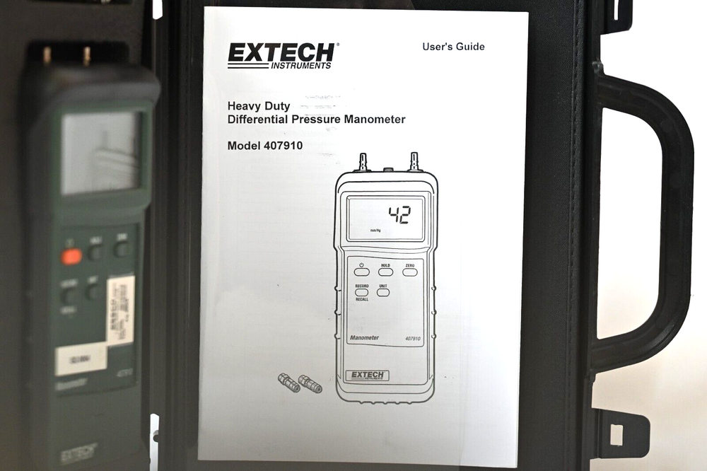 Extech Instruments 407910 Heavy Duty Differential Pressure Manometer