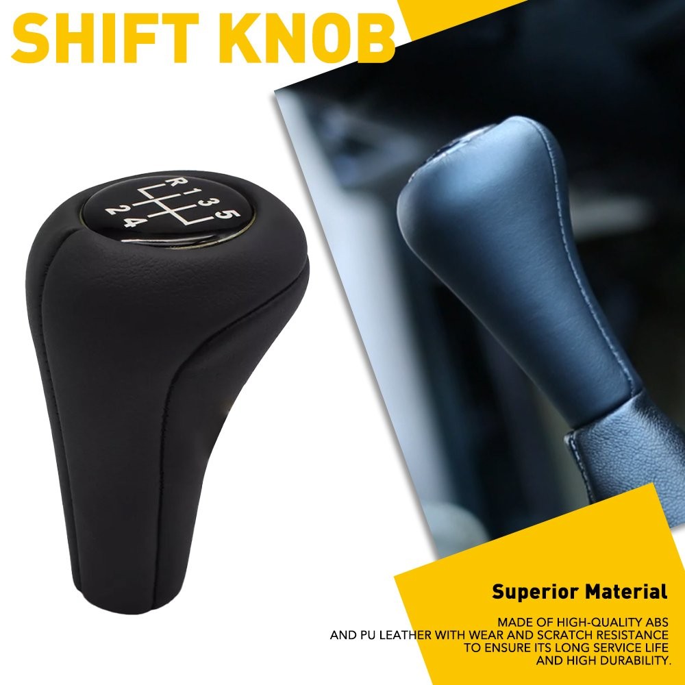 5 Manual Speed Knob Gear Shift Stick For Shifter Lever BMW E60 E61 E28 E34 E39