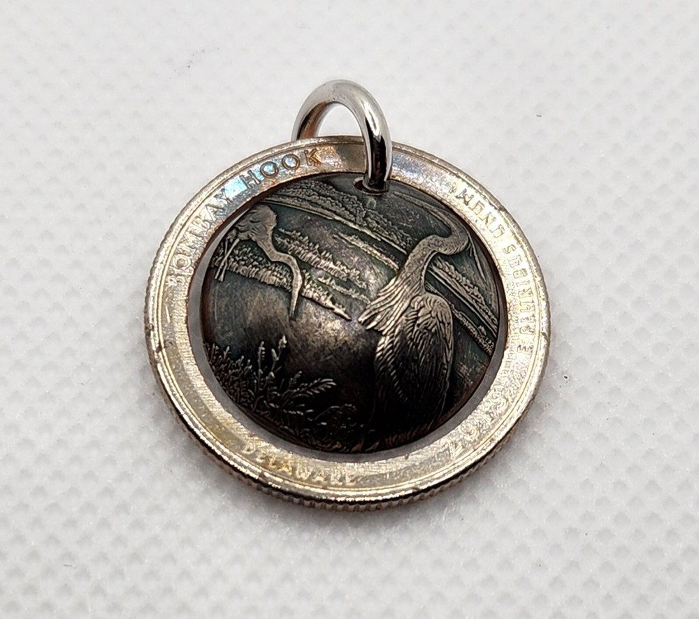 US QUARTER Coin Pendant