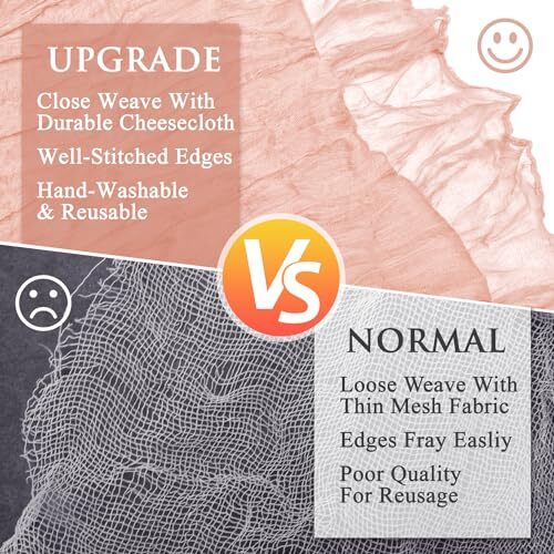 2PCS Table Runner Fall Cheesecloth 10FT Boho Gauze Cheese 2 Pack Dusty Pink