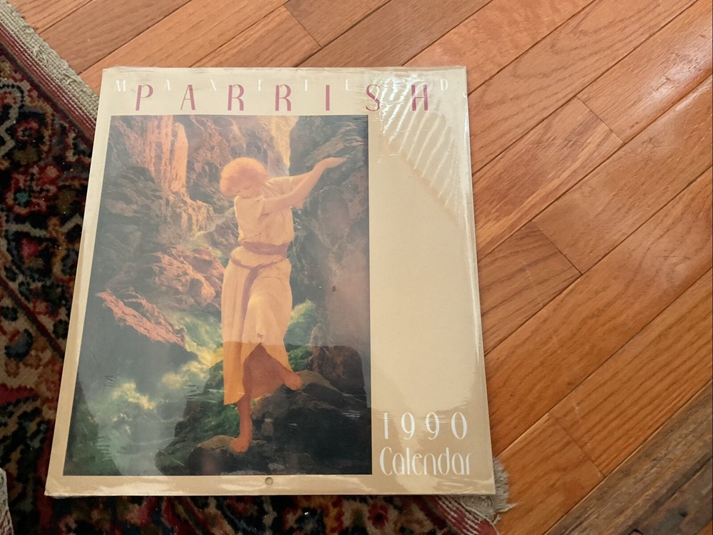 Maxfield Parrish Calendar 1990 Never Opened