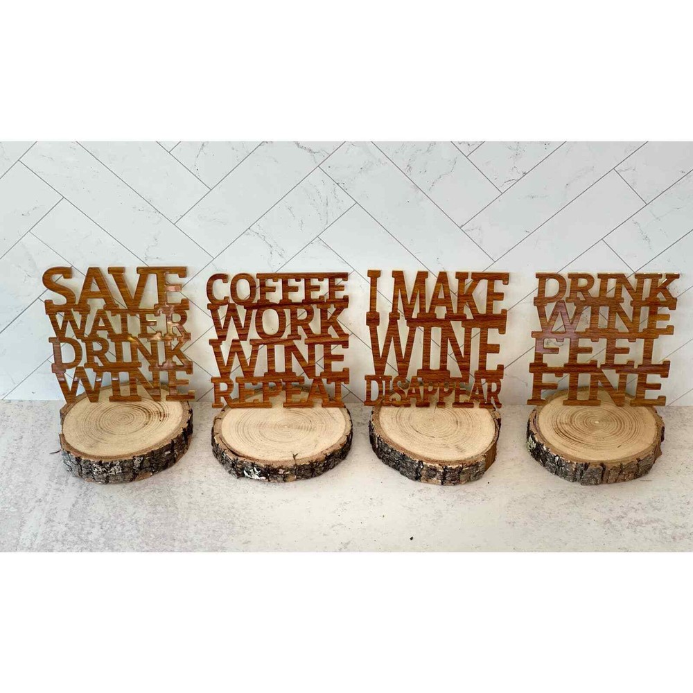 Acrylic Funny Wine Coasters