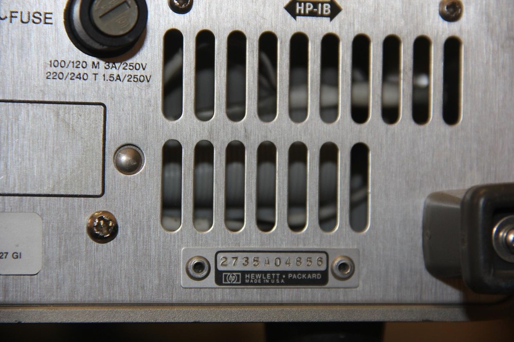 HP Hewlett Packard 3561A Dynamic Signal Analyzer Missing Power Button