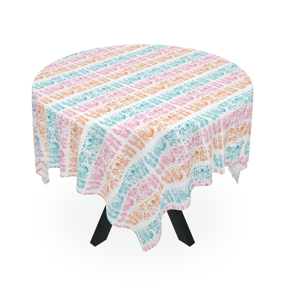 Vintage Butterprint Inspired Tablecloth, Pyrex Tablecloth
