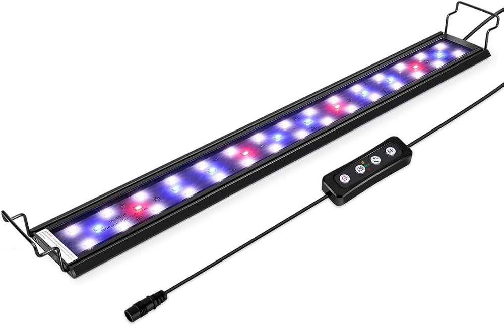 Customizable 9W LED Aquarium Light with Adjustable Brackets for Optimal Lighting