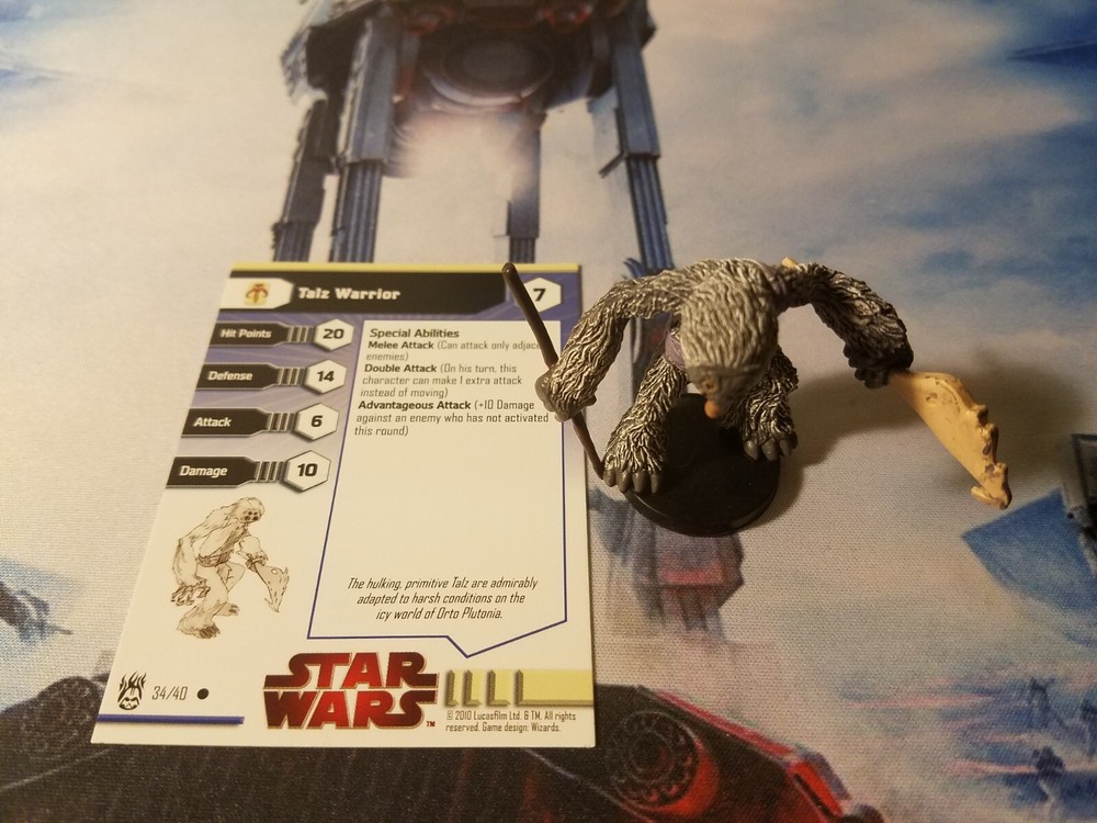 Star Wars Miniatures Dark Times 34 Talz Warrior