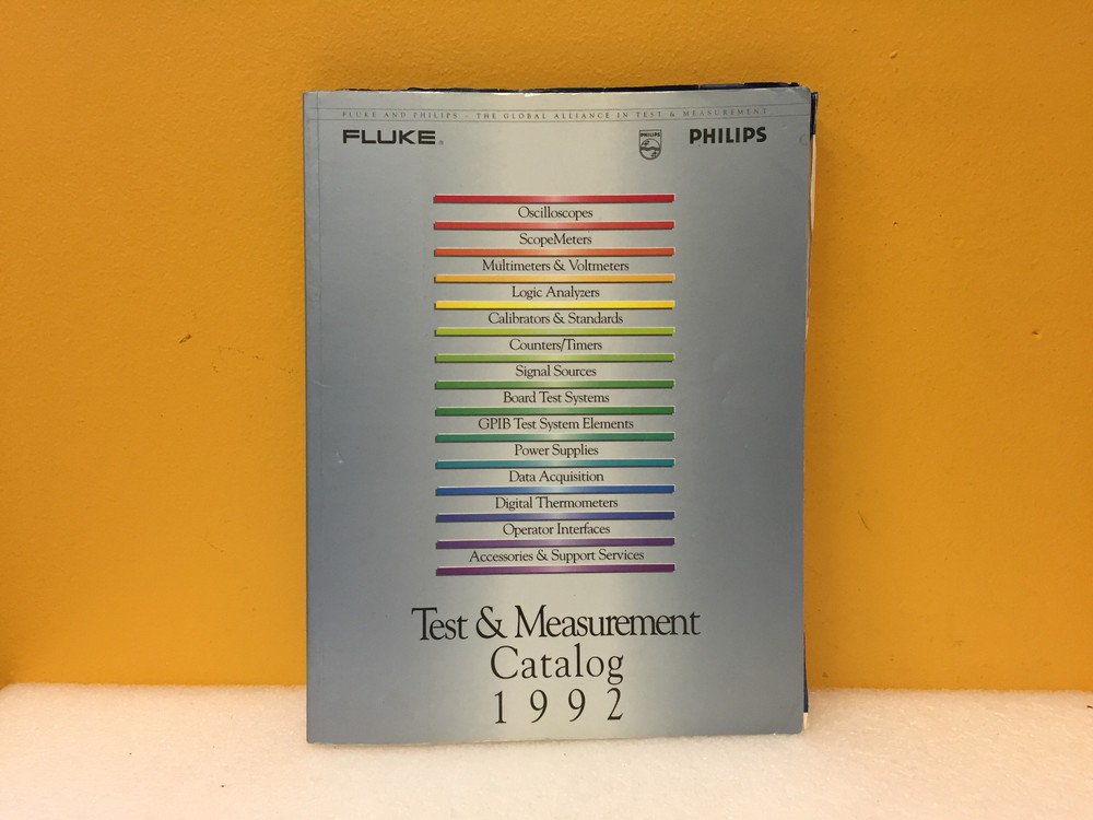 Fluke 1992 Test + Measurement Product Catalog