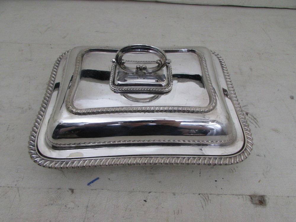 Victorian Hukin & Heath Silver Plated Entree Serving Dish