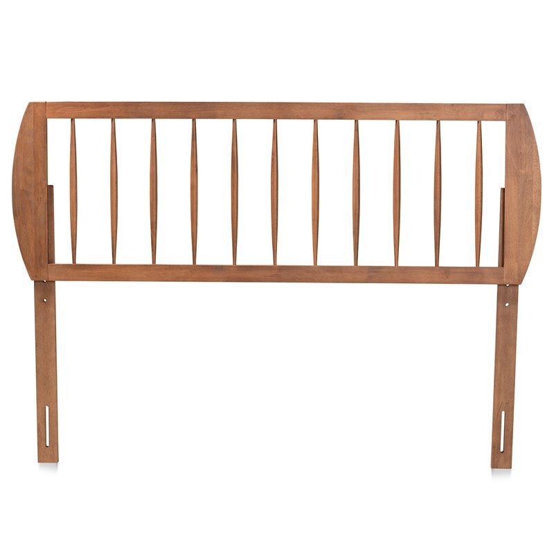 Baxton Studio Norman Walnut Finished Wood Full Size Headboard