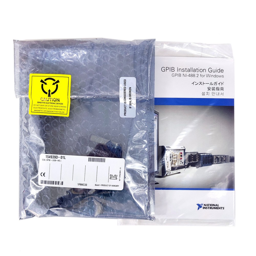 New National Instruments GPIB-USB-HS+ IEEE 488 Controller Analyzer 783368-01