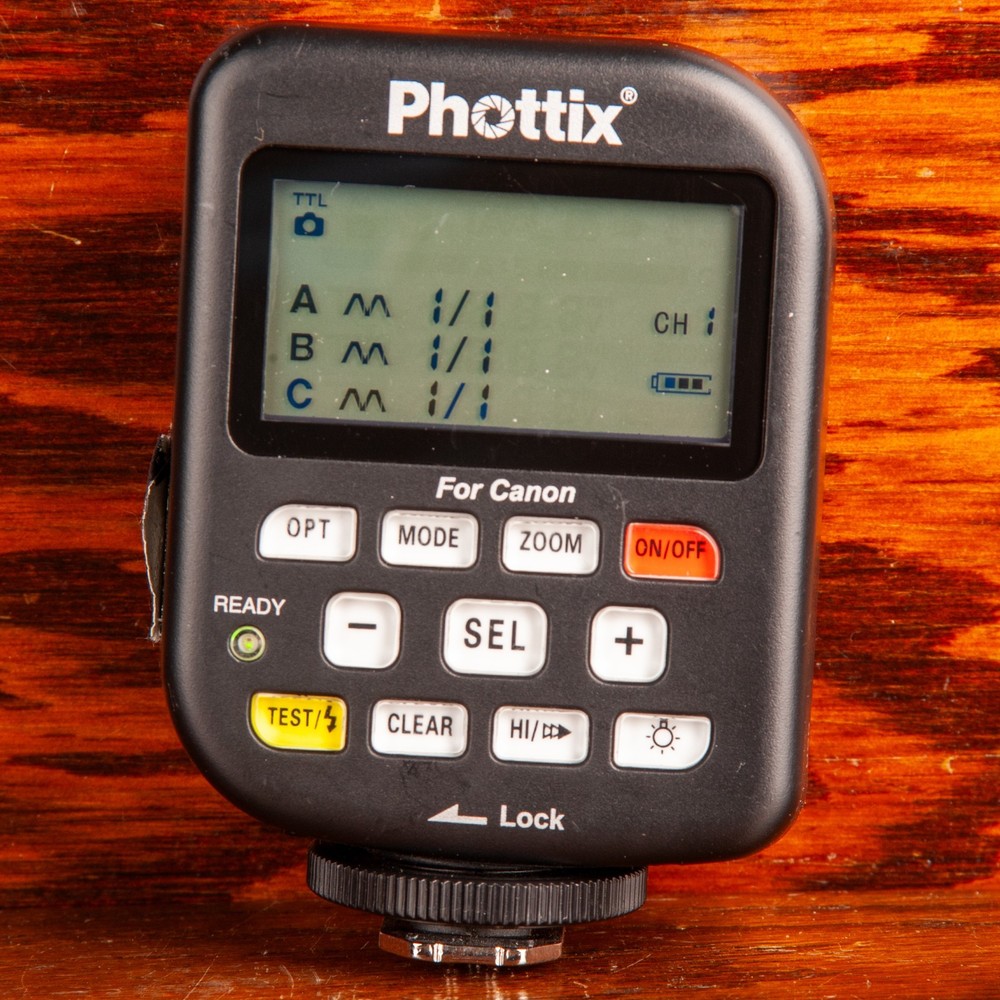 Phottix Odin TCU TTL Flash Trigger Transmitter For Canon Tested Working