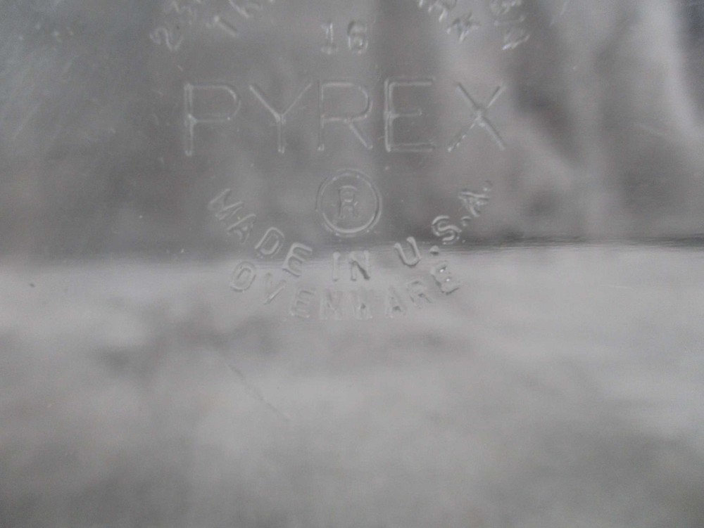 Anchor Hocking Glass Baking Dish Rectangular Square Set 2 pcs Clear Used