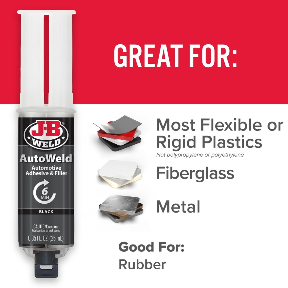 J-B Weld AutoWeld, 25ml, BLACK Black