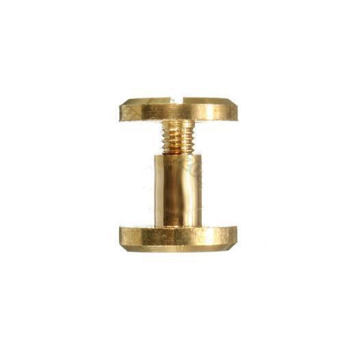 Belt Screws Leather Craft Chicago Nail Brass Solid Rivets Stud Head Wallet Round