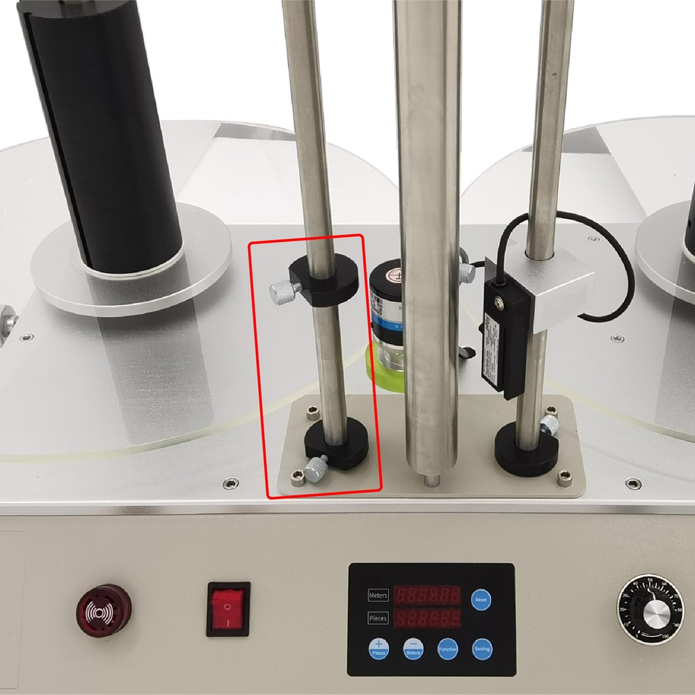 Adjustable Label Rewinder Machine Auto Counter 350 110V for PVC Label Processing