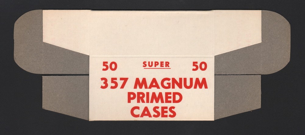 SUPER Ammunition Box, 357 Mag Primed Cases (Box only)