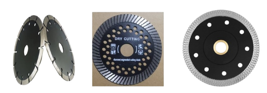 6pcs of 5" Diamond Segmented Blade Turbo + Super Thin Mesh Rim Set