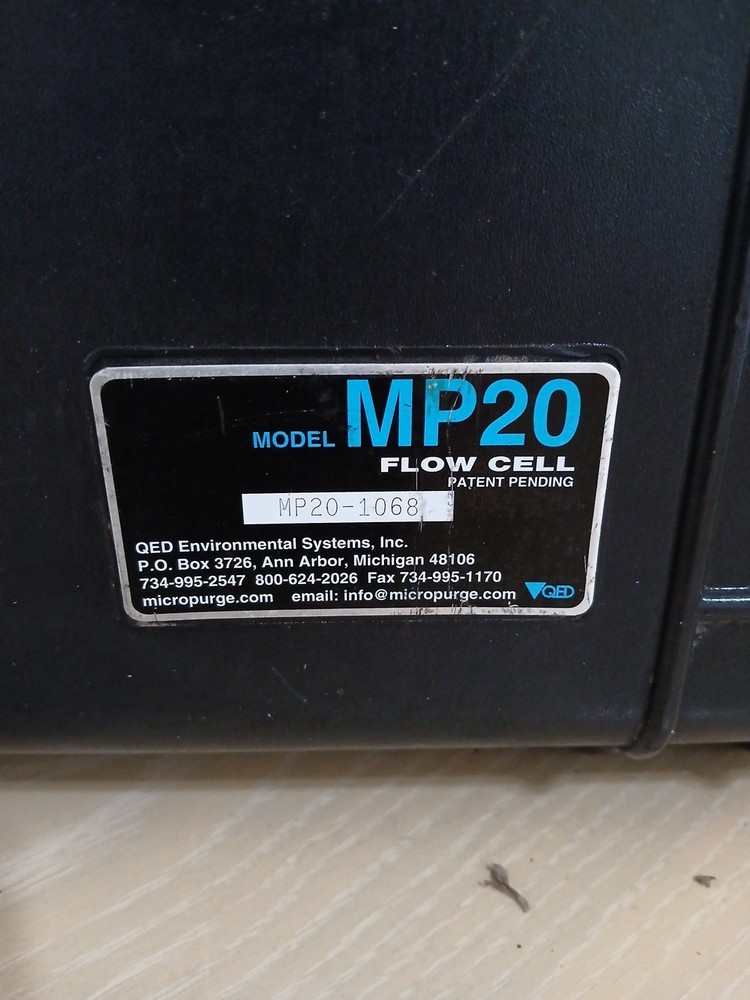 Micro Purge Mp20 Controller Flow Cell Sonde Meter Scan Water Quality Sampling