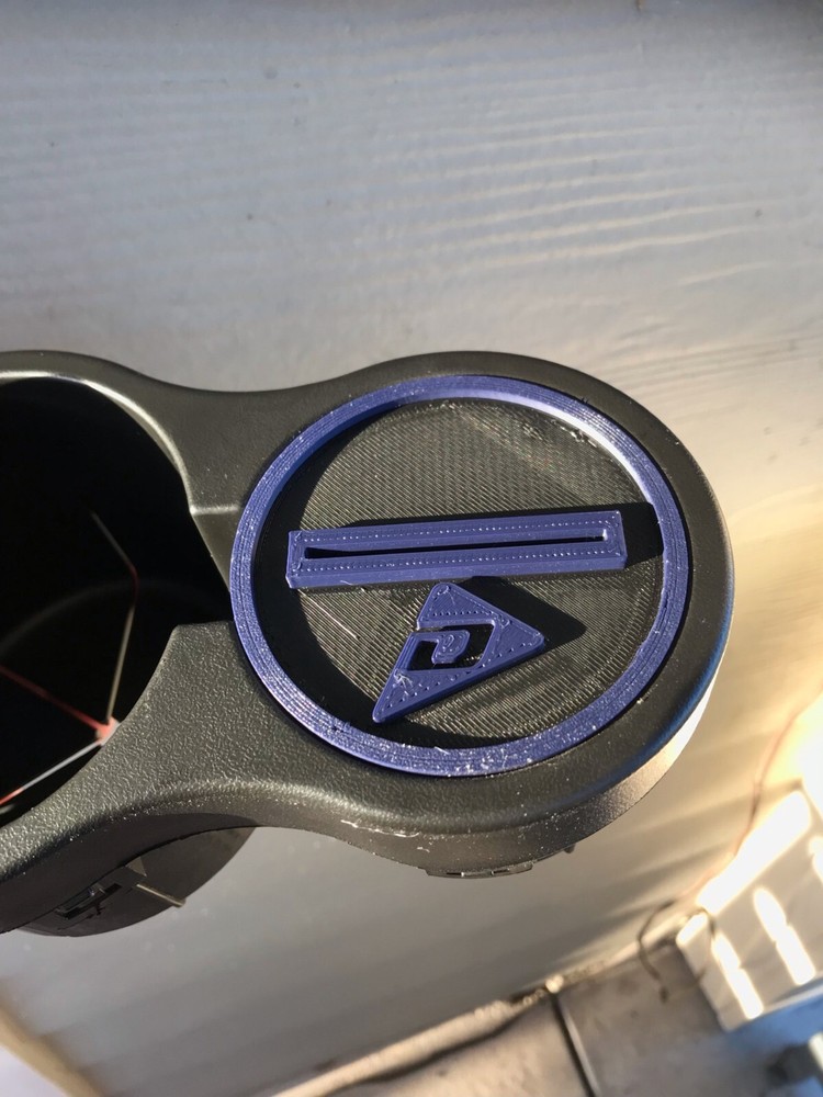 Denago EV key card cup holder 3D printed insert
