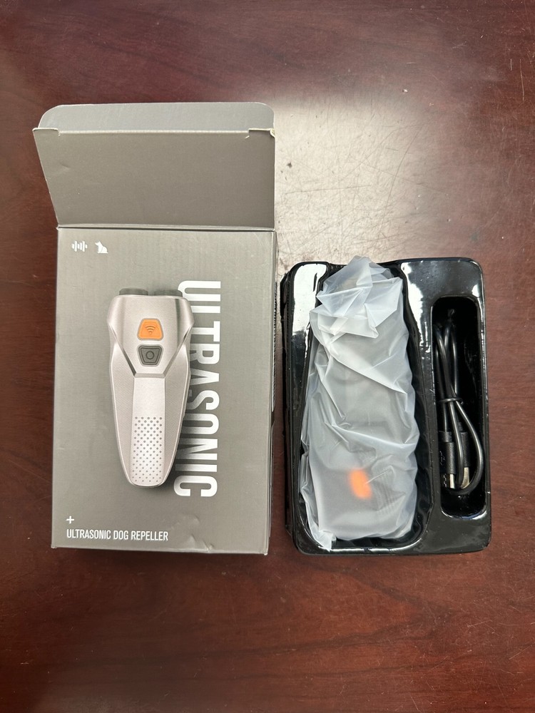 🔥Dog Control Device Dual Sensor Anti Barking Device w/ LED Flashlight, Black🔥