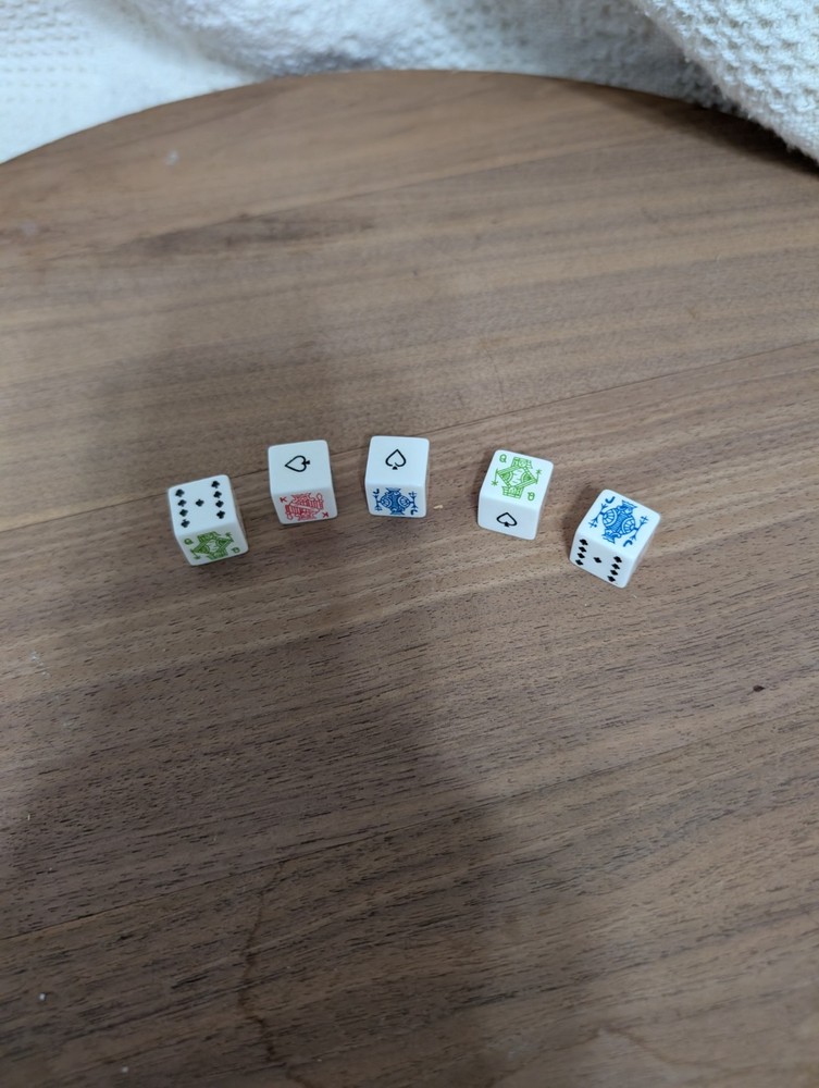 918 Vintage Poker Dice Set