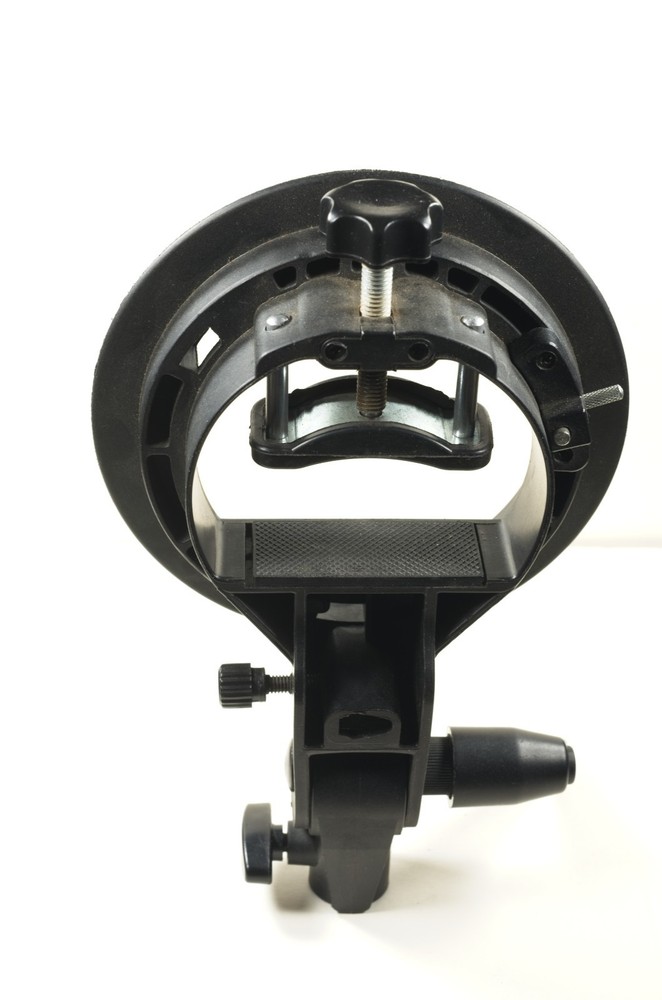 Adjustable Bowens Type S-Mount Bracket Flash Holder for off Camera Flash