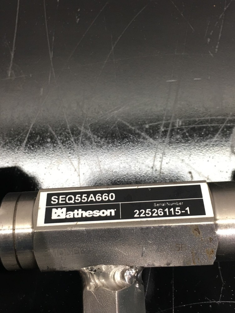 Matheson SEQ55A660 Gas Line