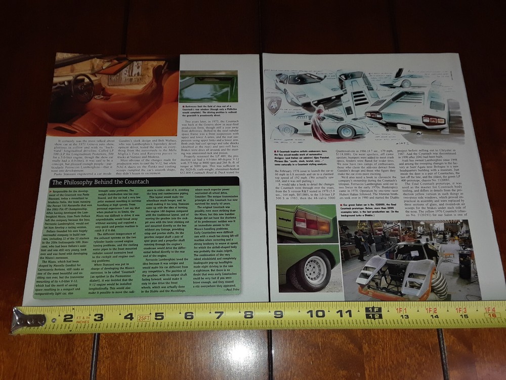 LAMBORGHINI COUNTACH PROTOTYPE ORIGINAL 2004 ARTICLE