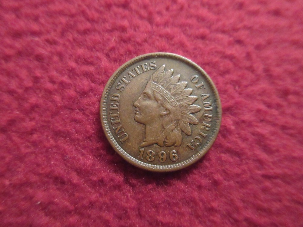 1896 DATED INDIAN CENT ORIGINAL
