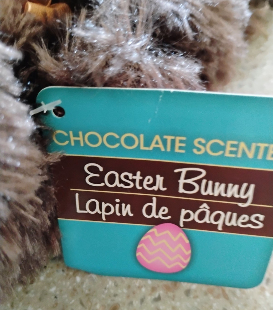 Chocolate Scented 7" Plush Easter Bunny Brown by Greenbrier
