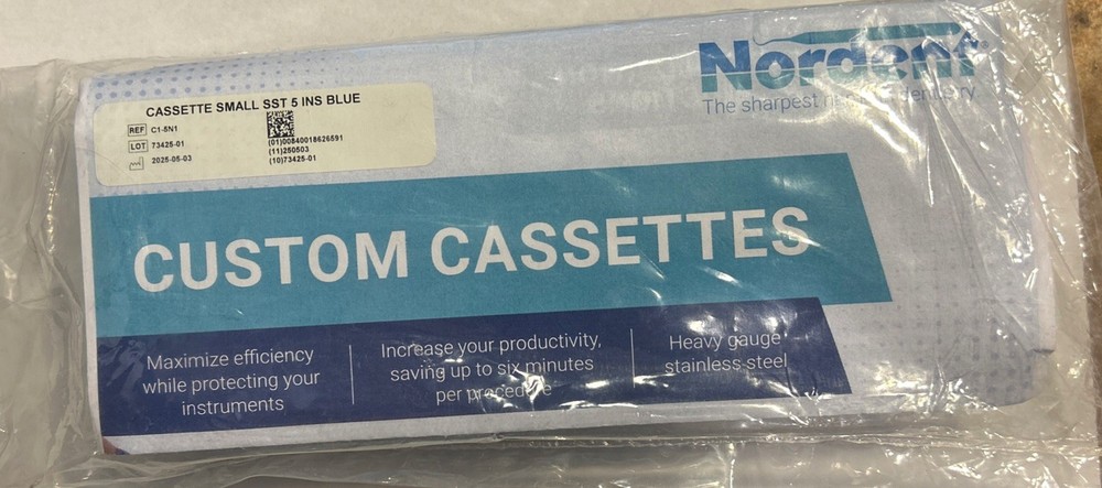 Nordent Instrument Cassette Small 5 Instrument Blue