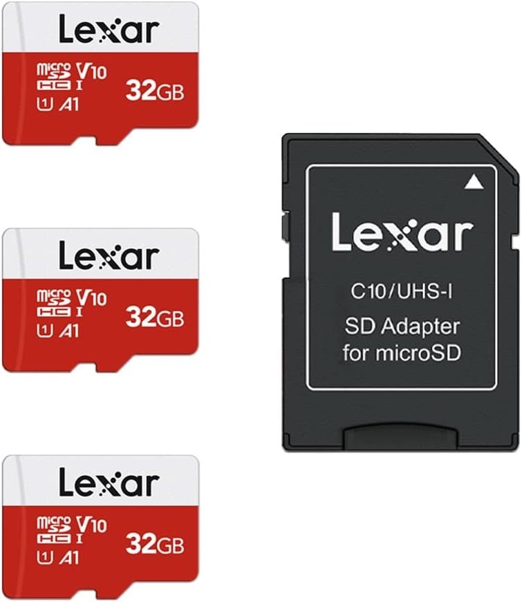 32GB Micro SD Card 3 Pack, microSDHC UHS-I Flash Memory Card with Adapter - U...
