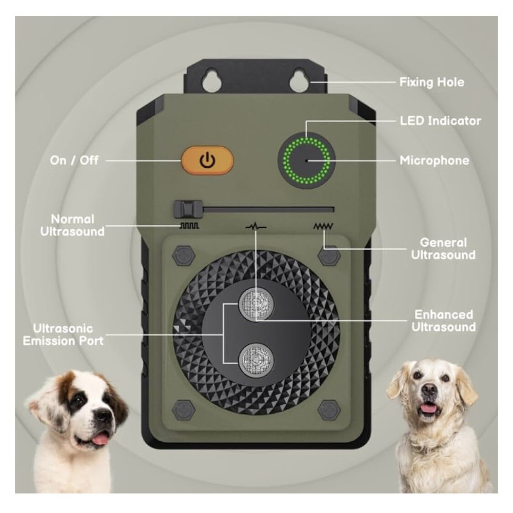Ultrasonic Anti Barking Device