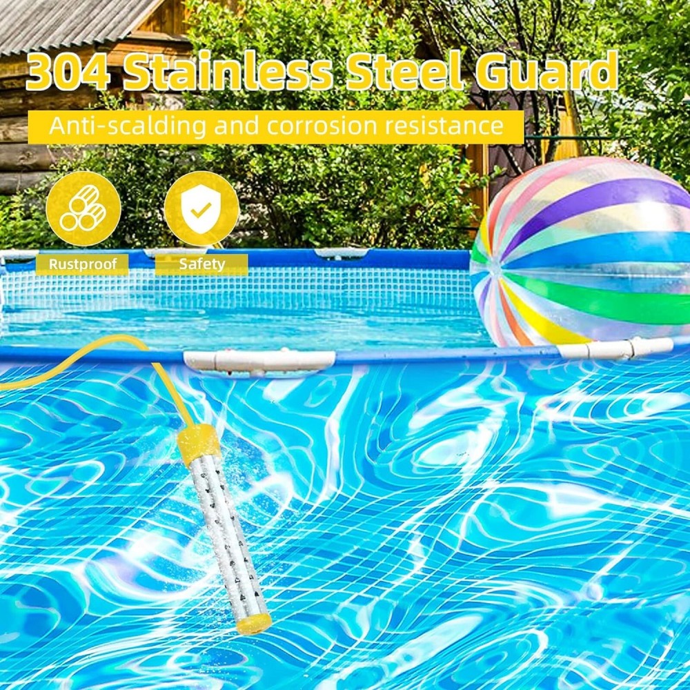 calentador de agua electrico portatil 110V sumergible para 5galones caliente 2PC