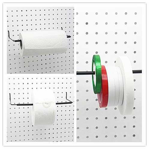 Pegboard Paper Towel Holder Extendable 2 Pack