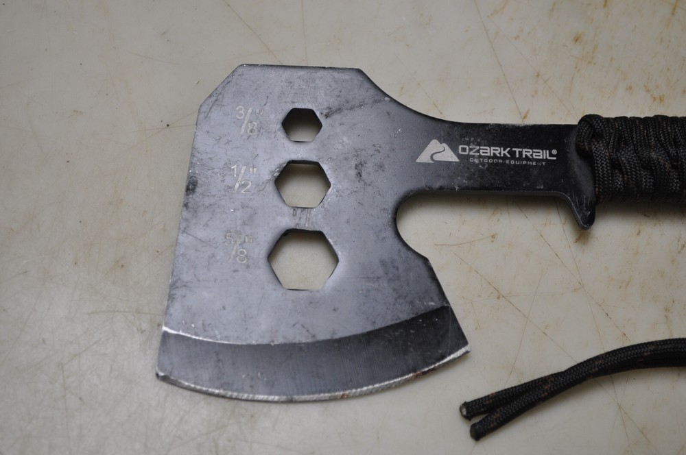 OZARK TRAIL HATCHET / AXE , used, no sheath, see pictures