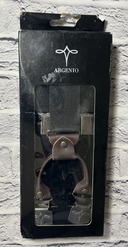 New Argento Black Suspenders