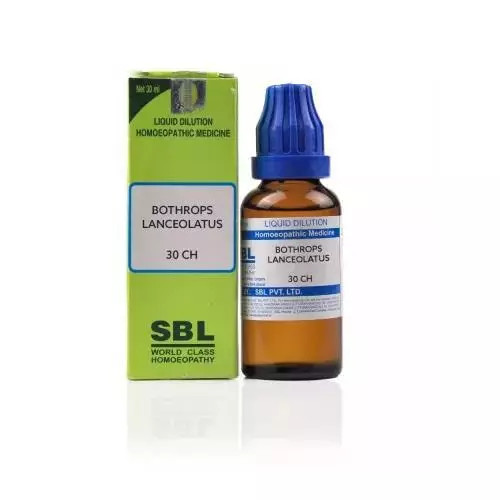 SBL Homeopathic Bothrops Lanceolatus Dilution 30ml