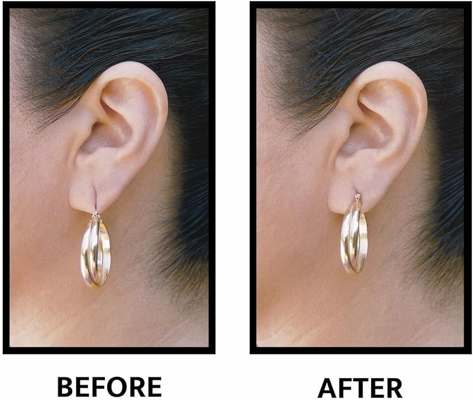 Earlobe Protector Patches - Comfortable Support for Stretched Piercings, 120 Pcs