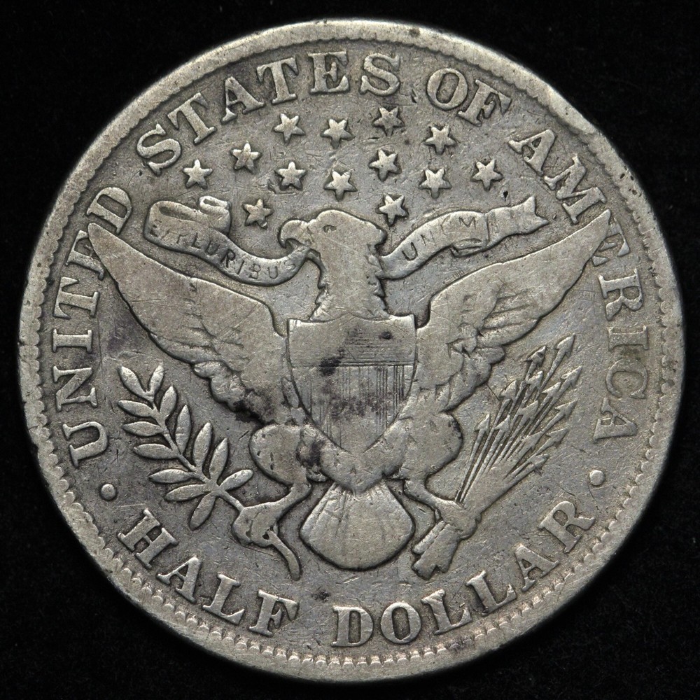 1899 Barber Silver Half Dollar VF E280 QNR