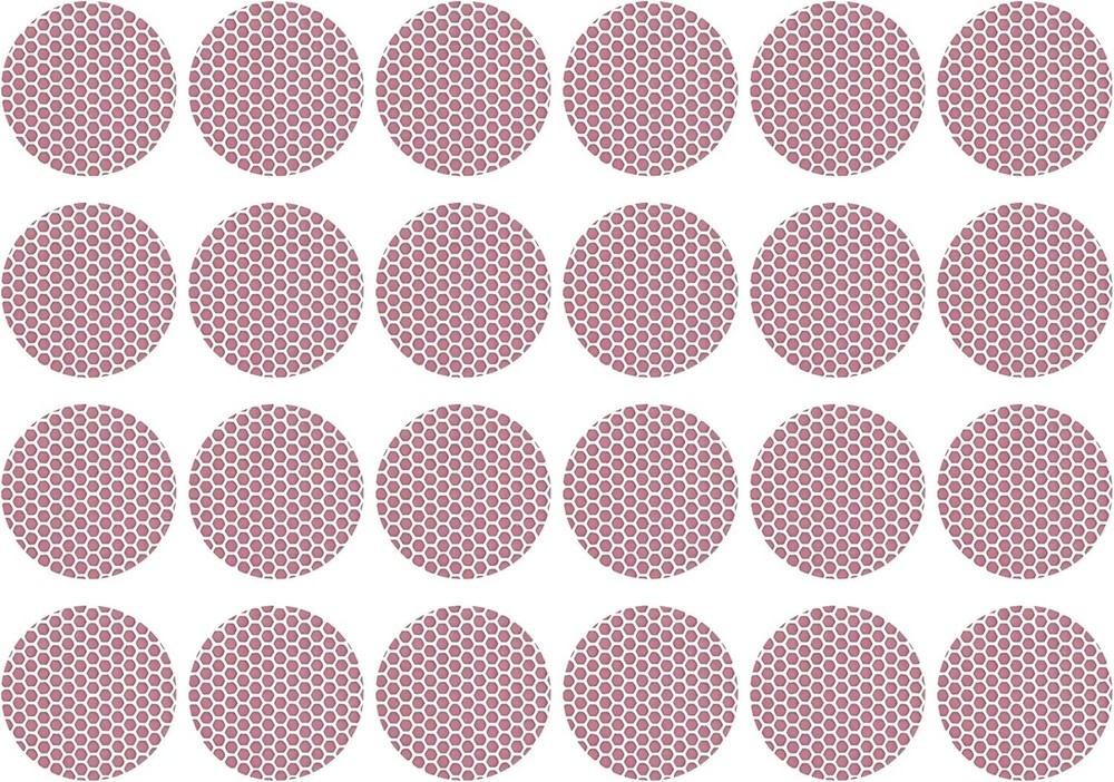 Durable Peel & Stick 24 Count Match Striker Circles - Trimmable for Custom Fit