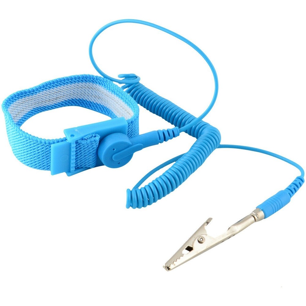 Anti-Static Wrist Strap ESD Grounding Strap With Removable Clip