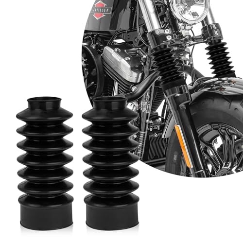 39mm Motorcycle Front Fork Covers Guards Rubber Gaiters Gators Shock Boots