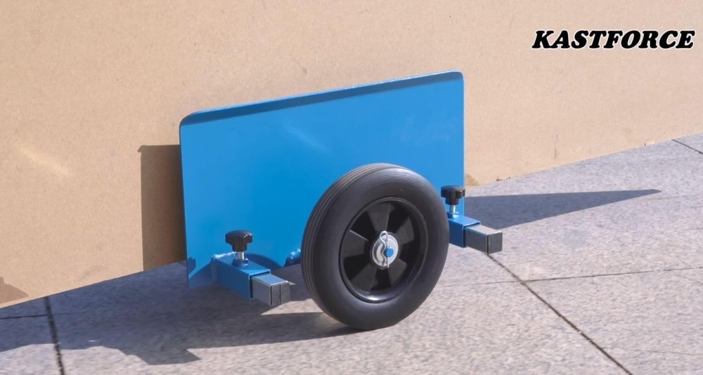 600 lb Capacity Panel Dolly - Efficient Drywall Mover with 8" Non-Flat Wheels