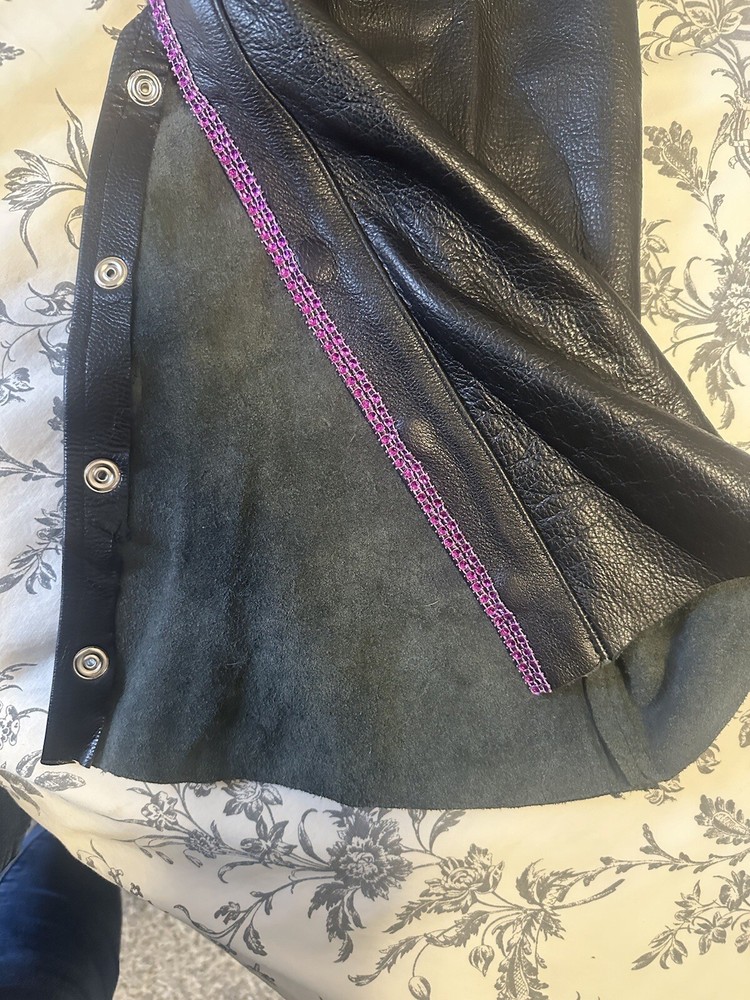 Woman’s Purple Bling Chaps Size Medium- New