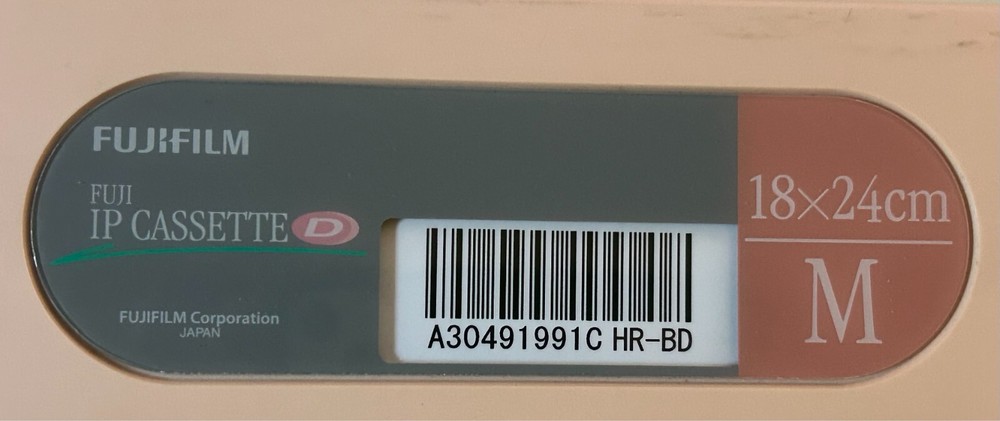 Fuji Type D 18X24 Mammo Cassette With HR-BD Image Plate