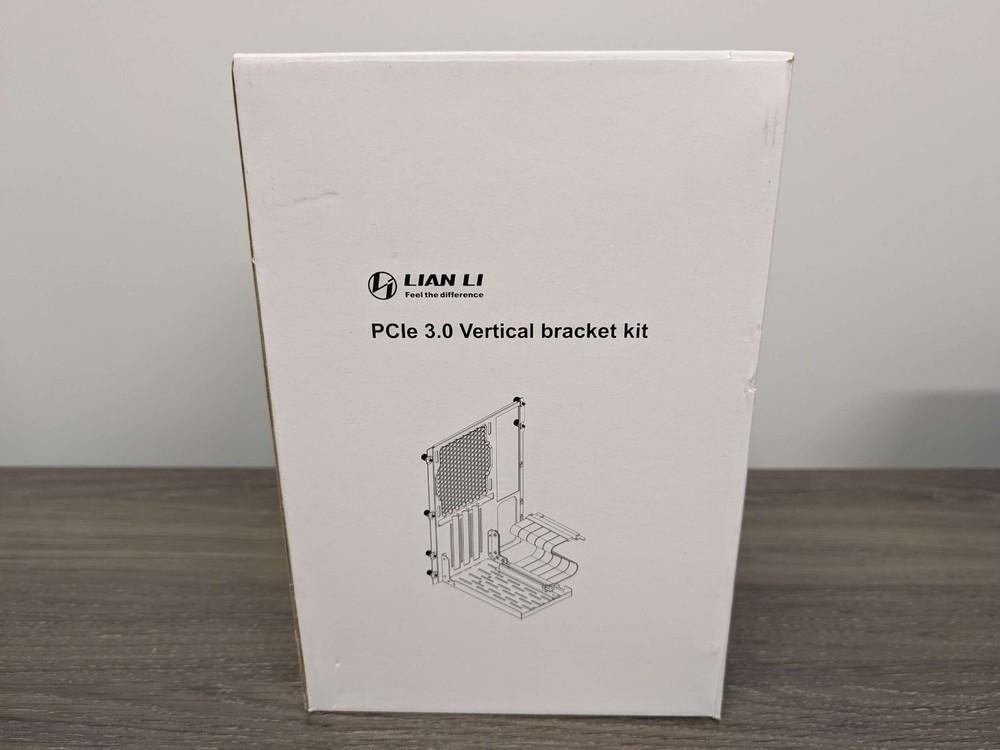 Lian Li PCIe 3.0 Vertical bracket kit, 011DMINI-1X-3 (Black)
